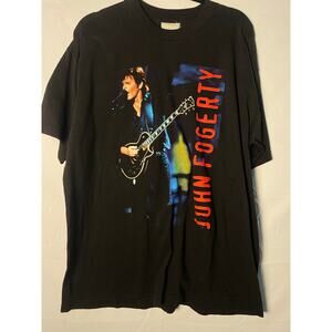 Vintage John Fogerty Shirt Premonition Tour Rock Concert 1998 Graphic Shirt XL